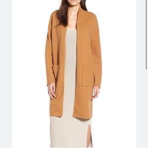 Leith Nordstrom mid length jacket size small in Dale Tan